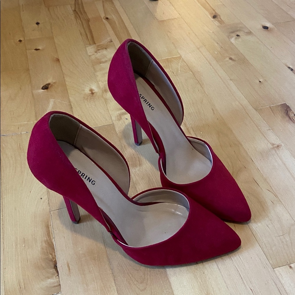 Call It Spring Elegant Red Heels